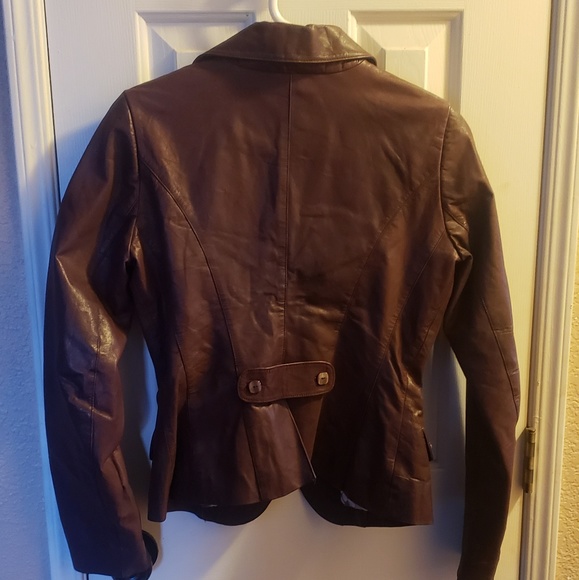 MARCIANO 100% real leather JACKET - Picture 3 of 6